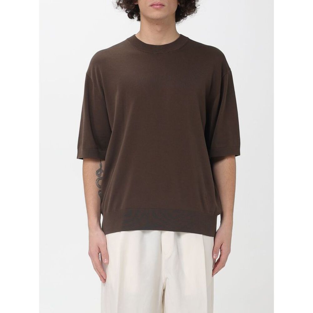 Laneus T-Shirt Men Brown